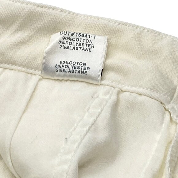 J Brand Natasha Sky High Skinny Jeans Sailor Blanc High Rise Button Fly Size 26 - Picture 11 of 12